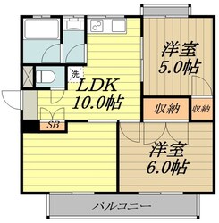 パークサイドハイツの物件間取画像